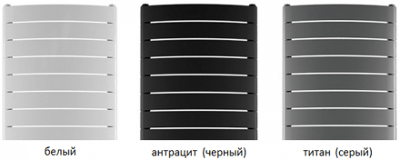 Вертикальный радиатор Rifar Convex Ventil - 22 секции, нижнее центральное подключение