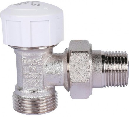 Stout Клапан термостатический угловой, 1/2" х 3/4"ЕК