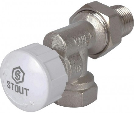 Stout Клапан термостатический, осевой 1/2"