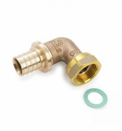 Угольник-переходник Rehau Rautitan RX+ с накидной гайкой 16-G 1/2